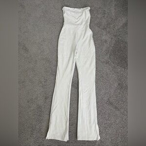 Super Down Strapless Romper Jumpsuit-Size XS